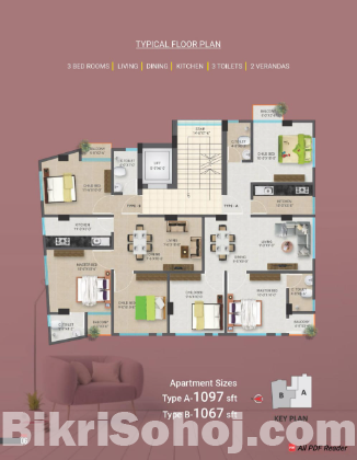 Ongoing Flat for sale @ Kawla Bazar, Uttara